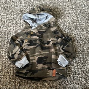 Ampersand Camo Double Hooded Pullover